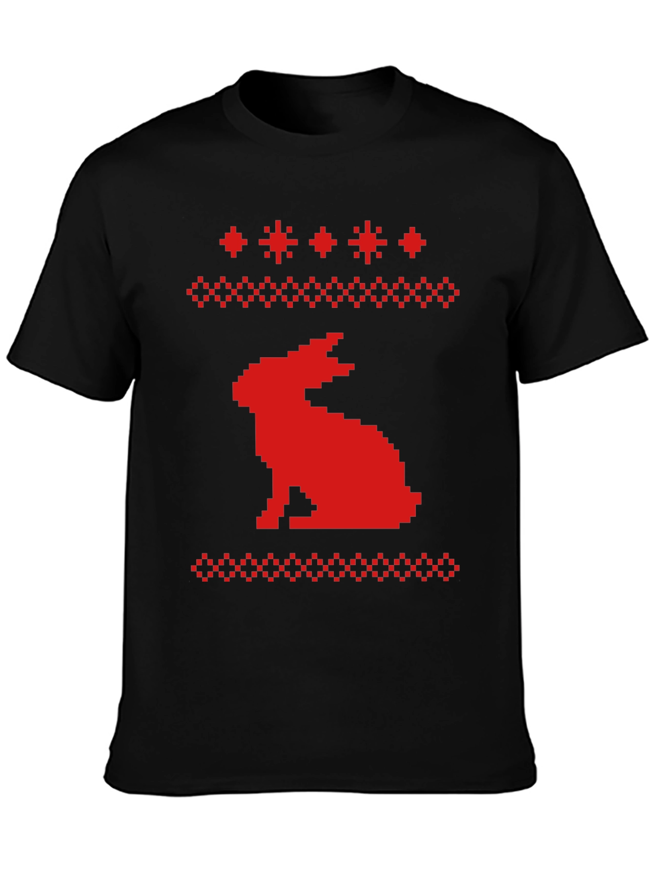 Pixelated Rabbit Graphic Tee
