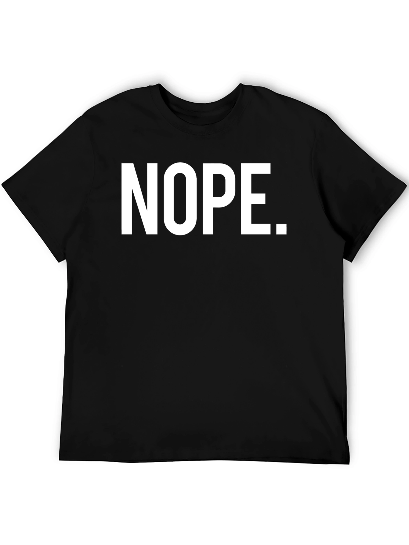 Nope Graphic Tee - Black T-Shirt