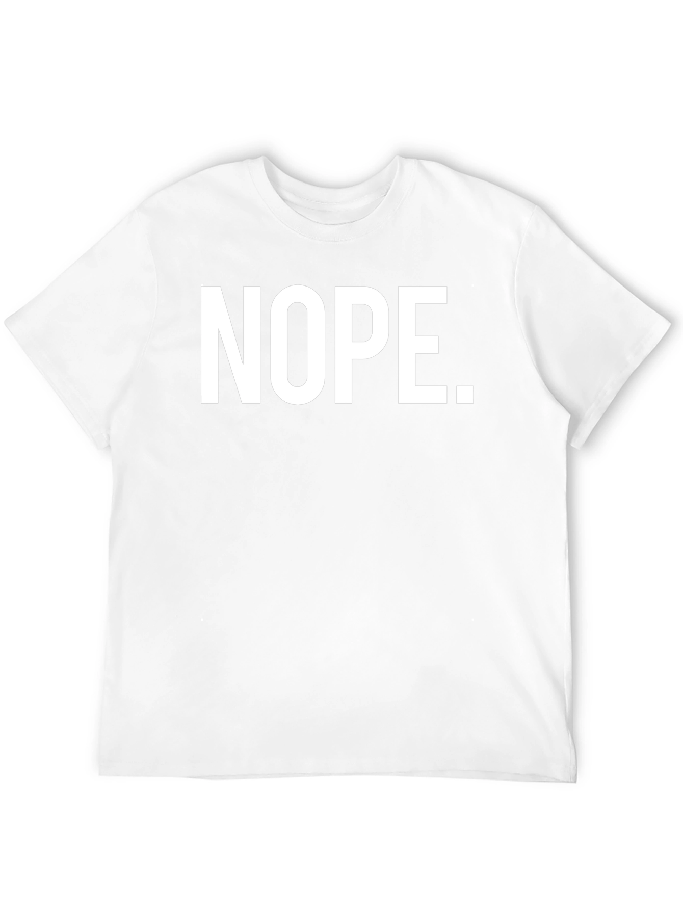 Nope Graphic Tee - Black T-Shirt