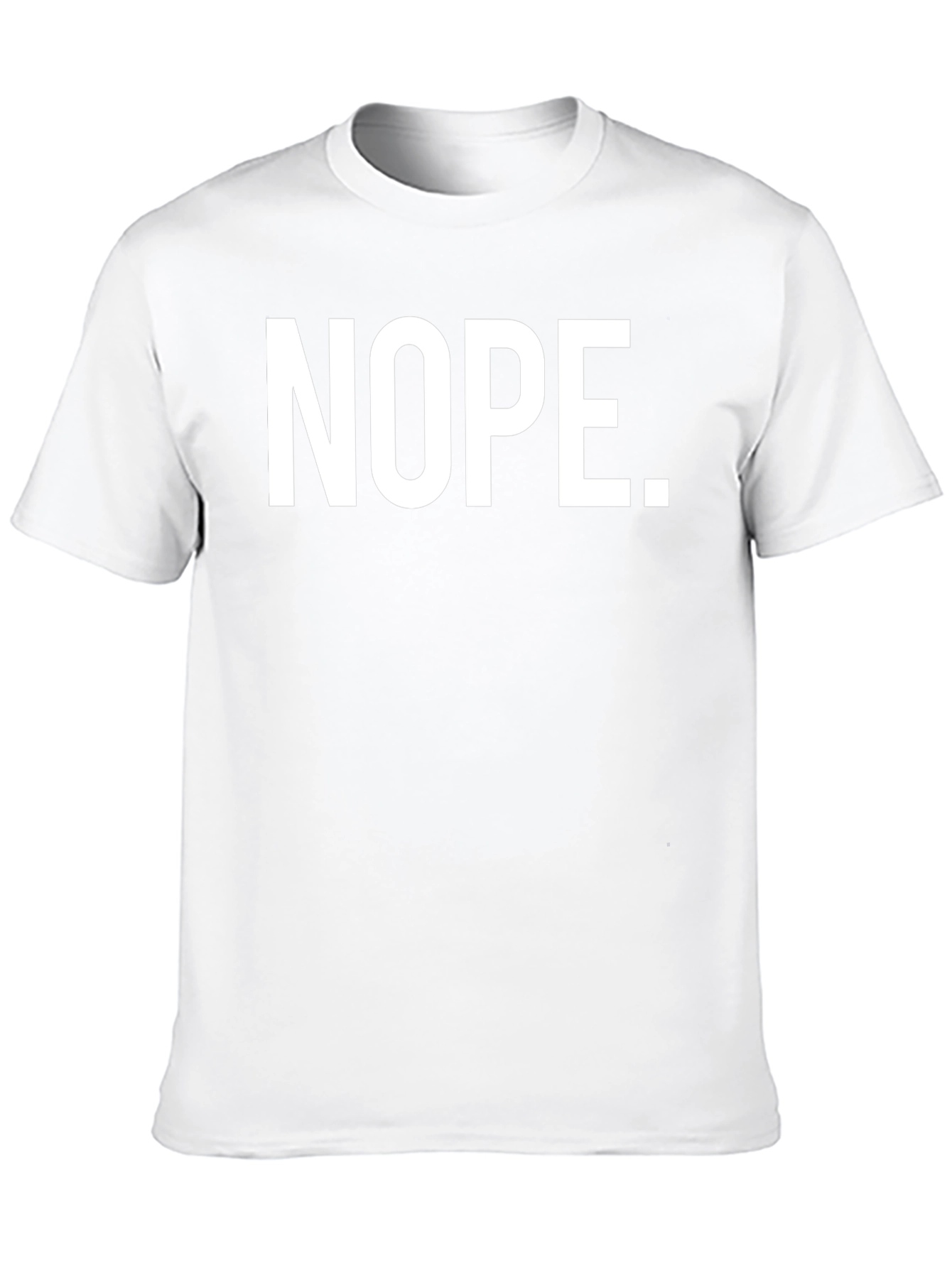 Nope Graphic Tee - Black T-Shirt