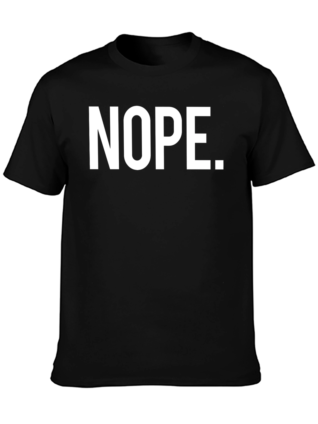 Nope Graphic Tee - Black T-Shirt