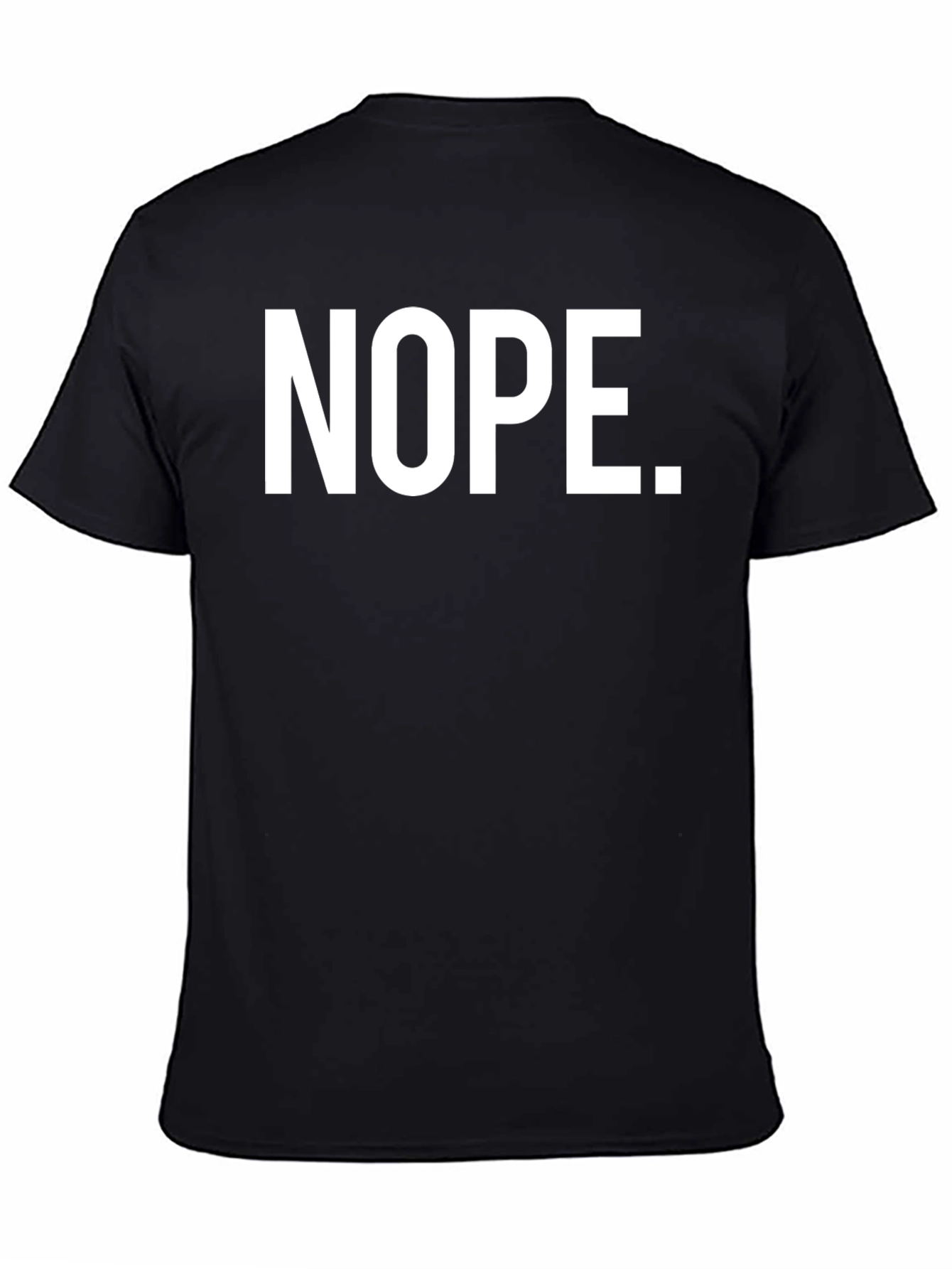 Nope Graphic Tee - Black T-Shirt