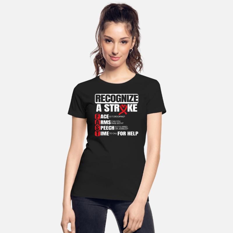 Recognize A Stroke Awareness Brain Attack Wear Red
