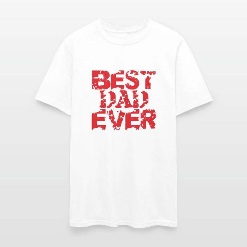 Red Best Dad Ever