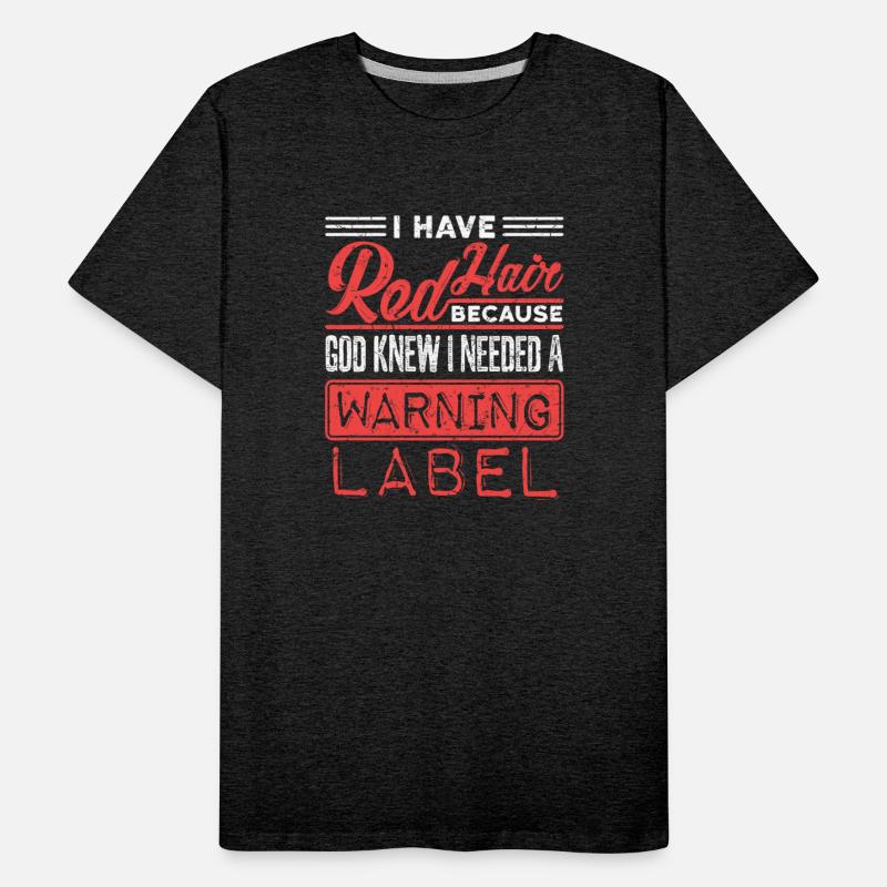 Redhead God Knew Needed Warning Label