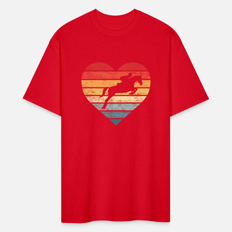 Retro Sunset Horse Lover Rider Equestrian Horseman