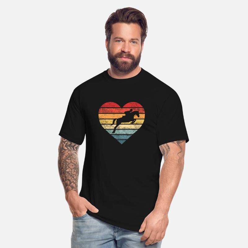 Retro Sunset Horse Lover Rider Equestrian Horseman