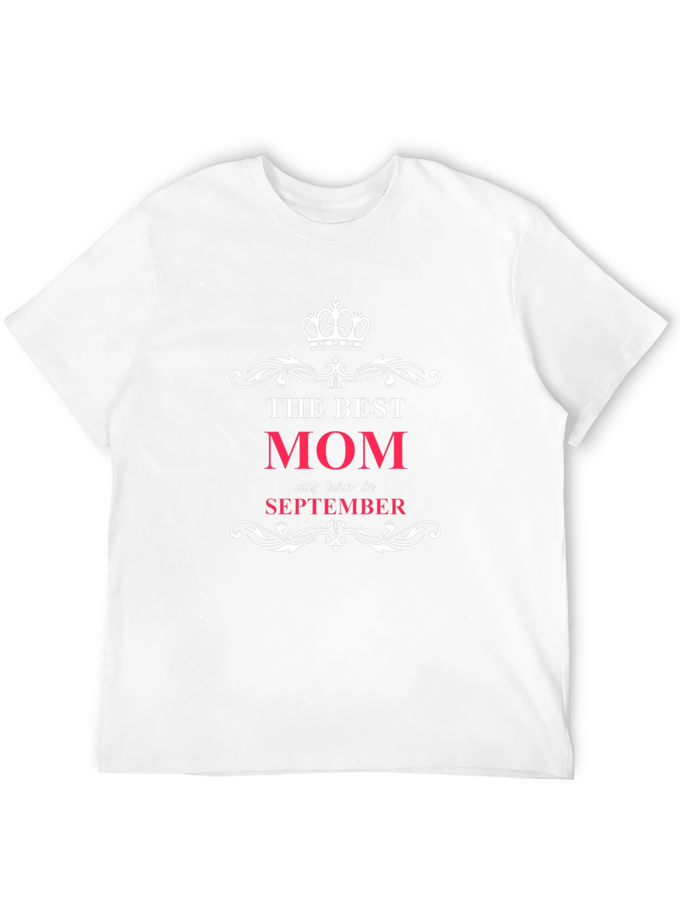 Best Mom September Birthday Black T-Shirt