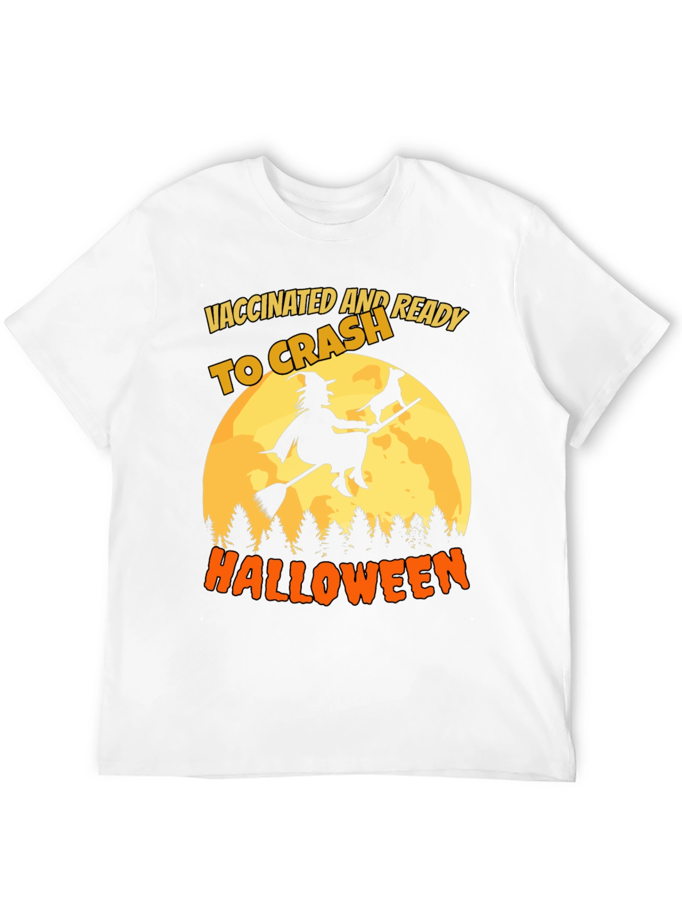 Vaccinated and Ready to Crash Halloween T-Shirt