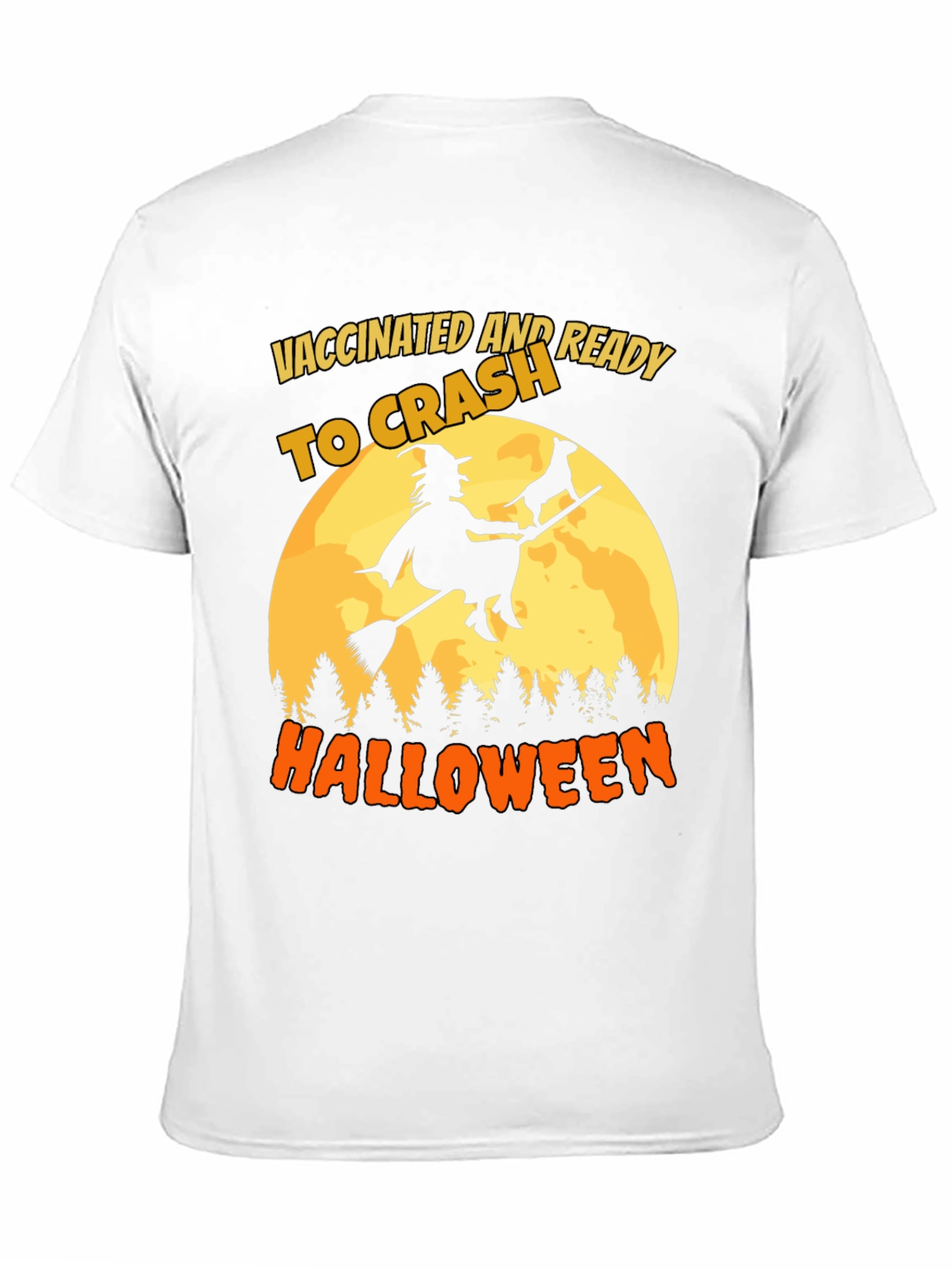 Vaccinated and Ready to Crash Halloween T-Shirt
