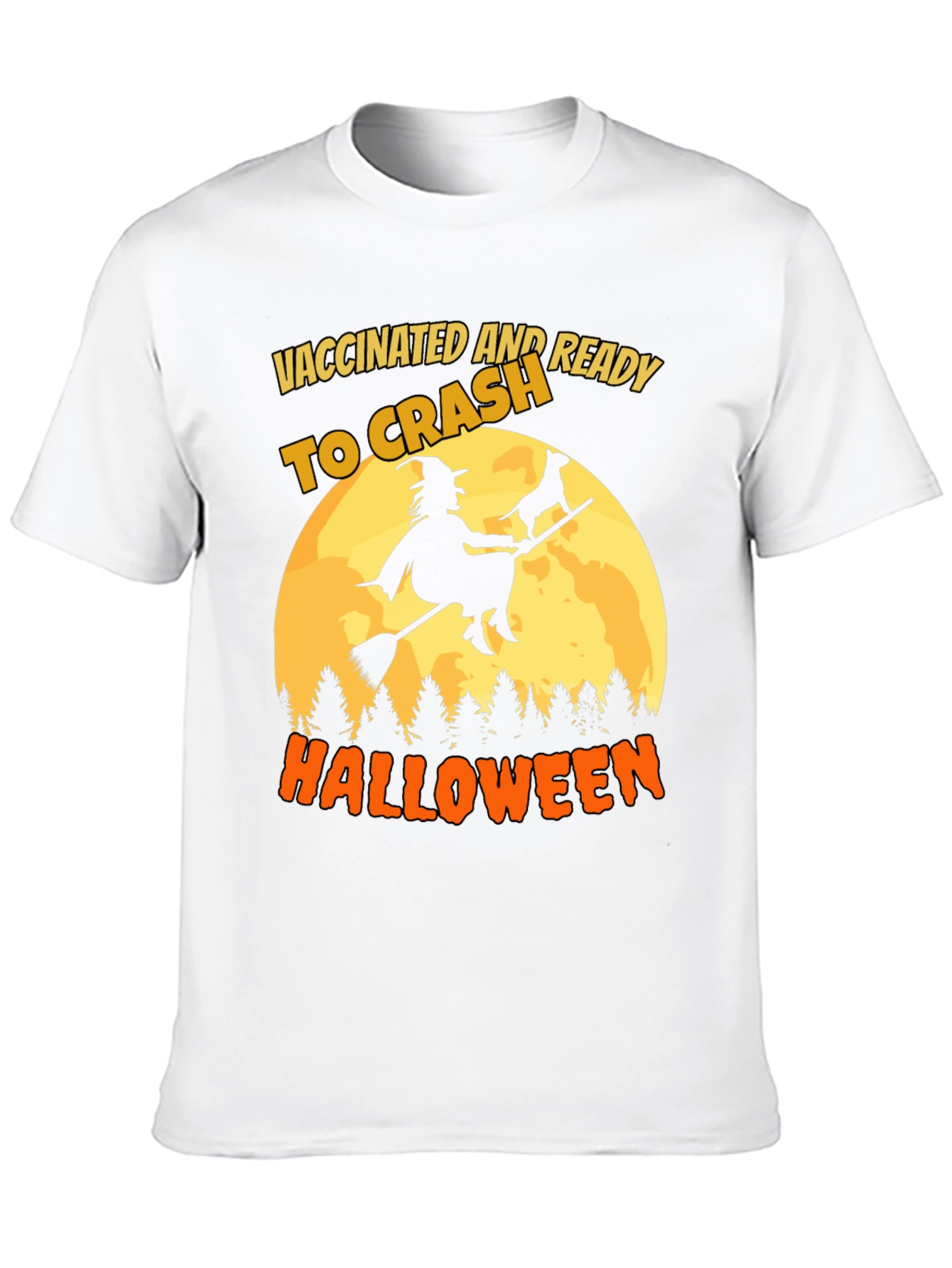 Vaccinated and Ready to Crash Halloween T-Shirt