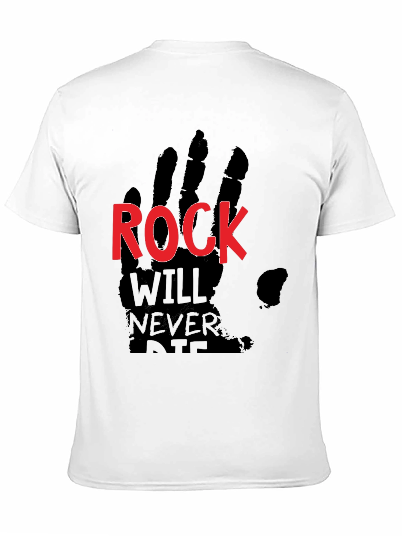 Rock Will Never Die Black T-Shirt