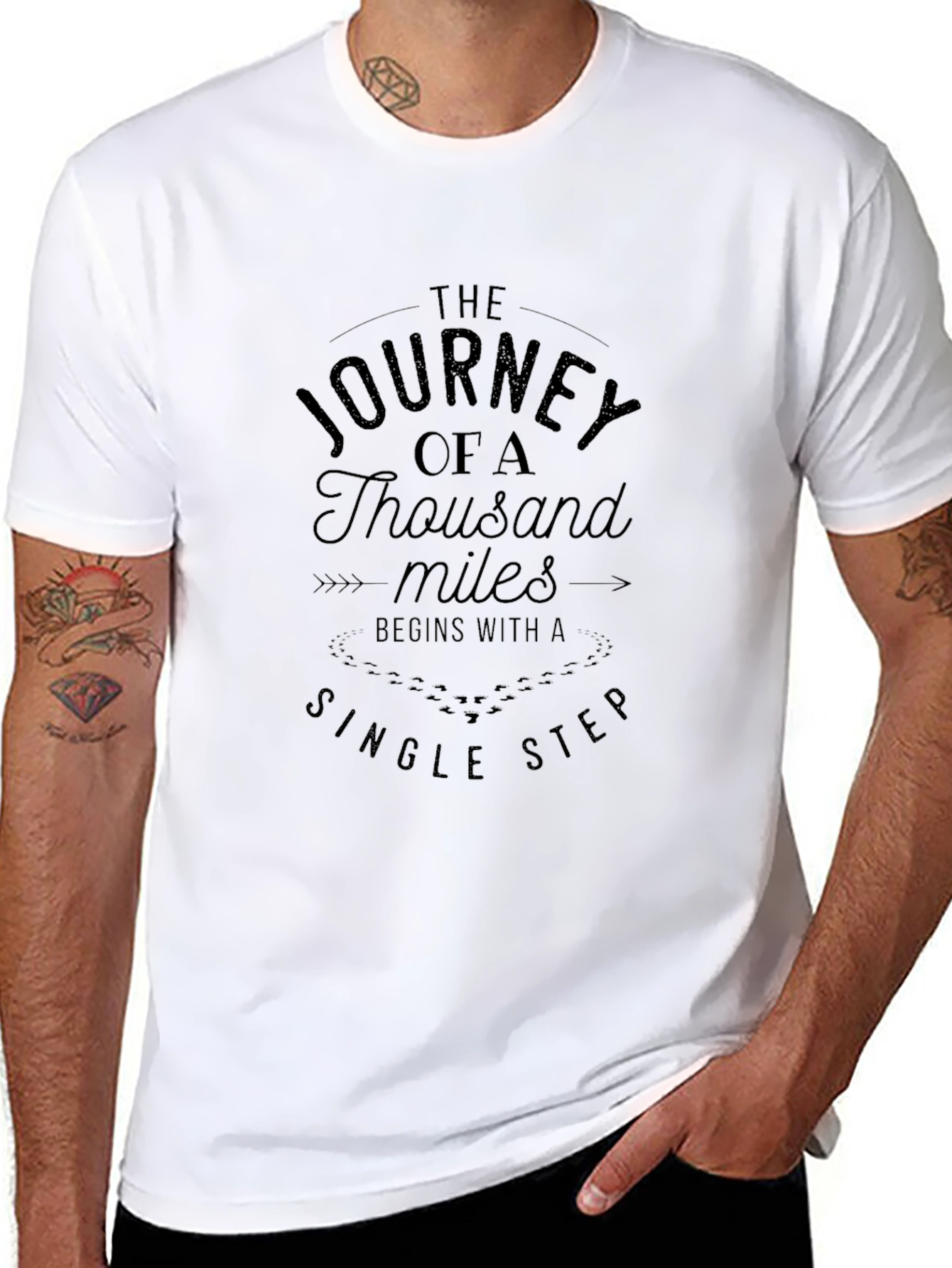 Inspirational Journey Black T-Shirt