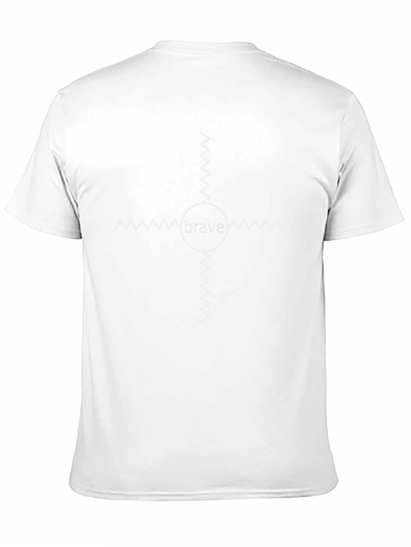 Brave Graphic Tee - Stylish Mens T-Shirt