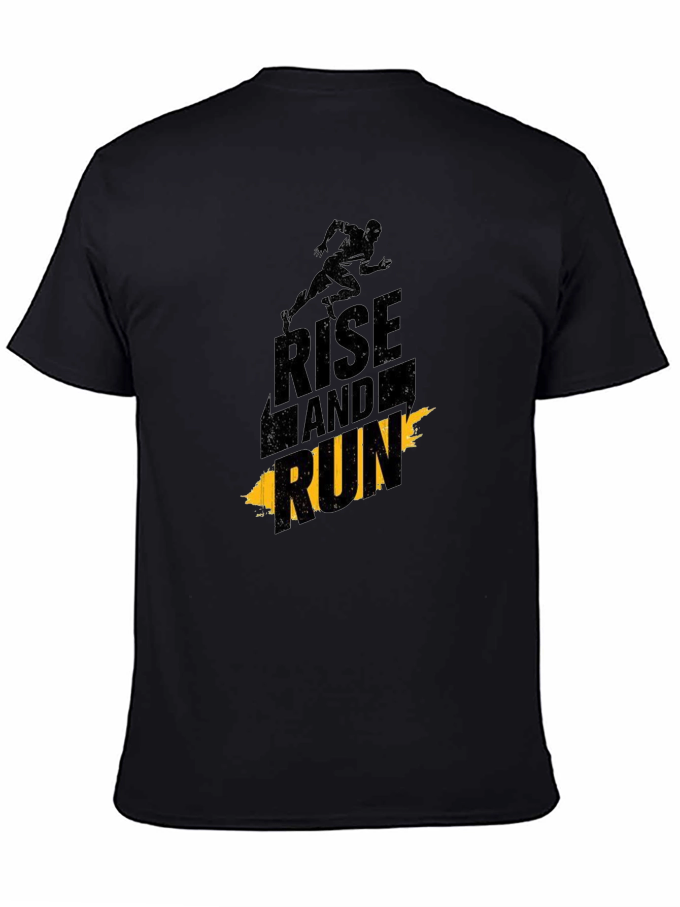Rise and Run Graphic Tee - Black