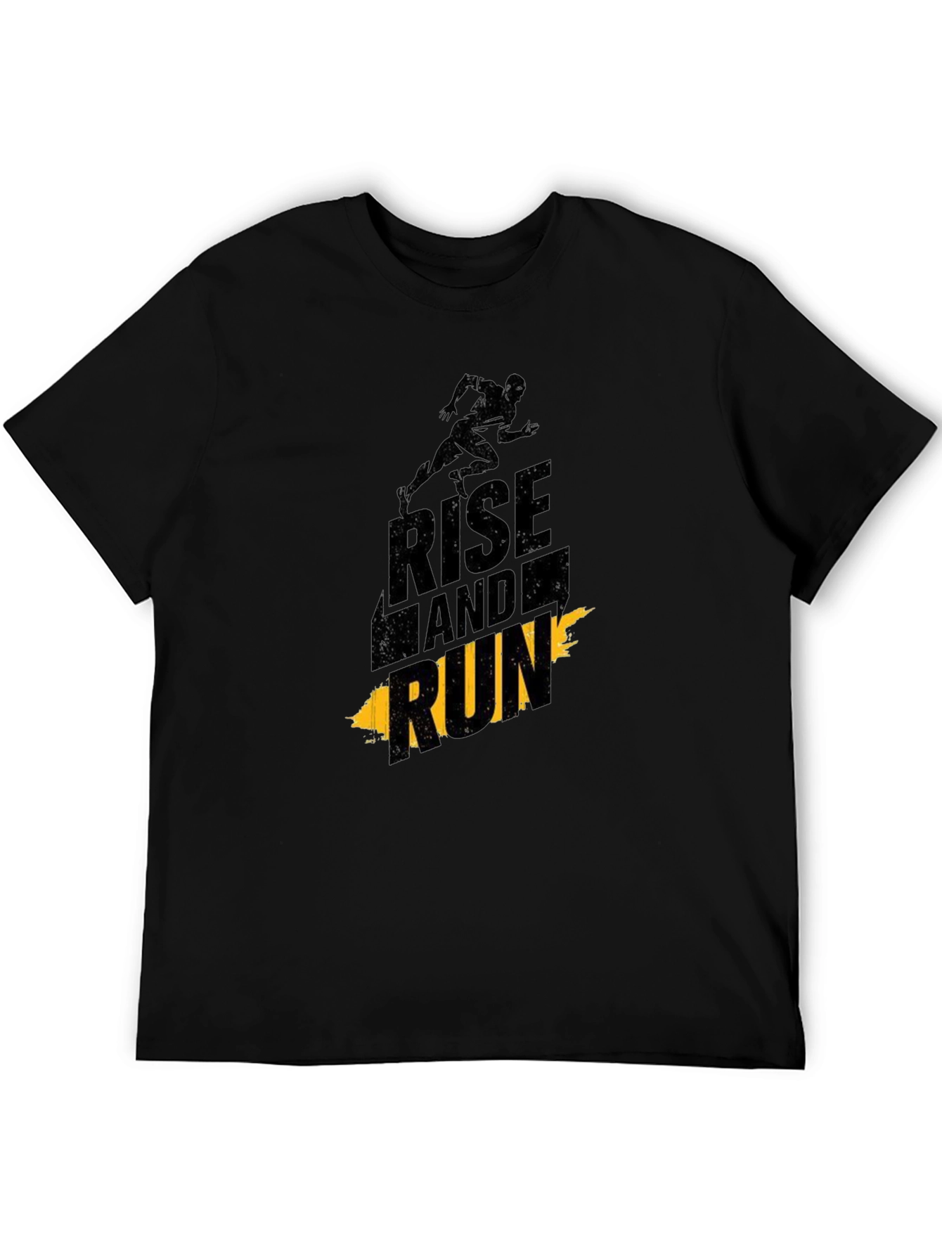 Rise and Run Graphic Tee - Black
