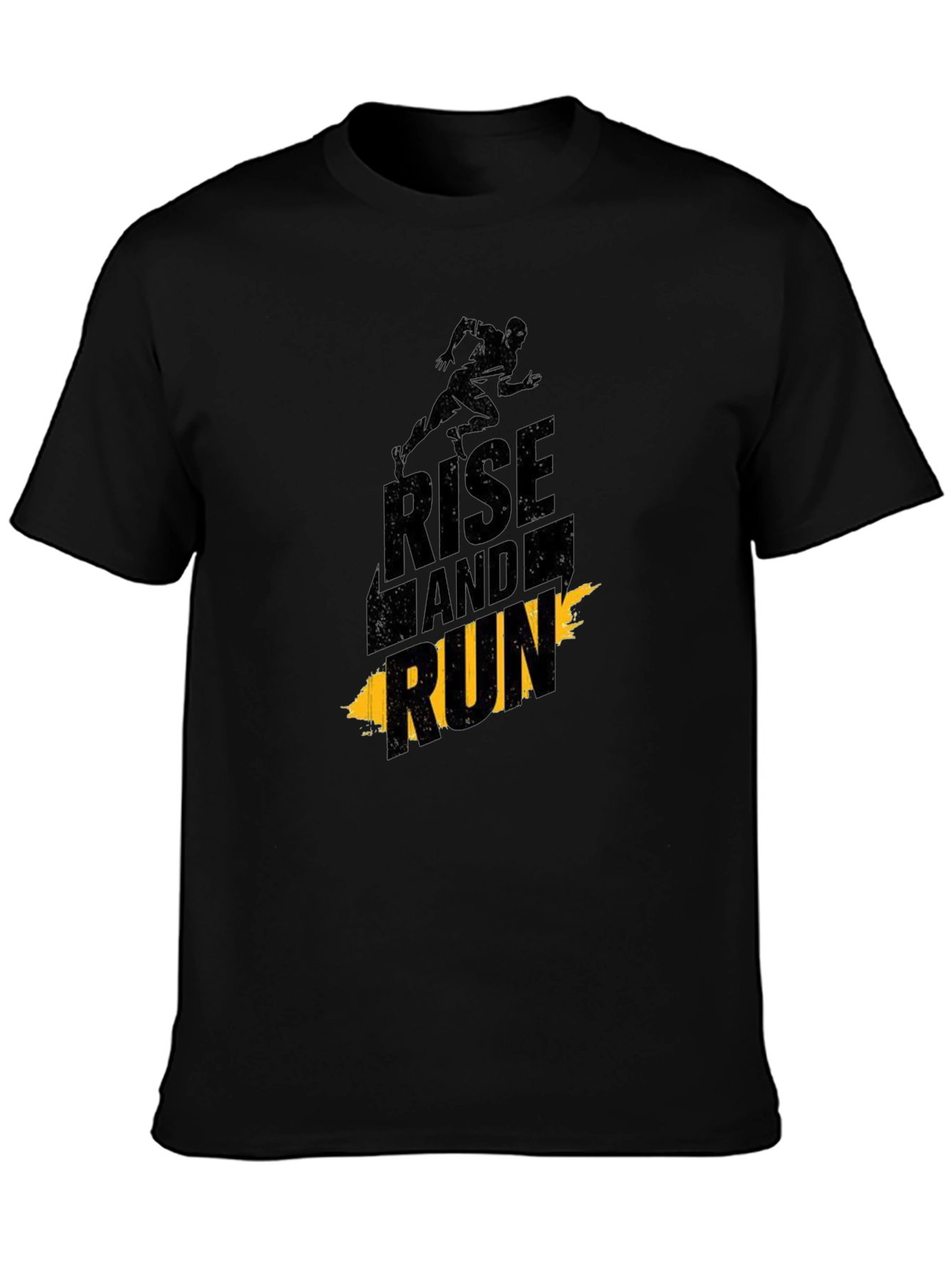 Rise and Run Graphic Tee - Black