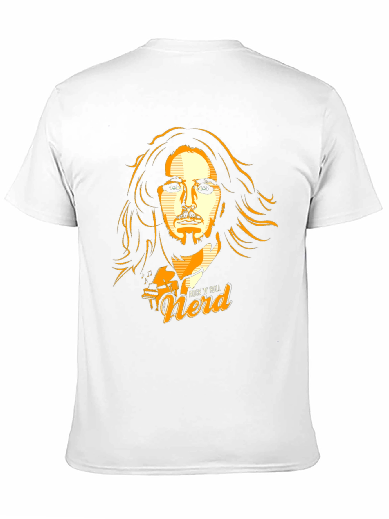 Rock N Roll Nerd Graphic T-Shirt - Black