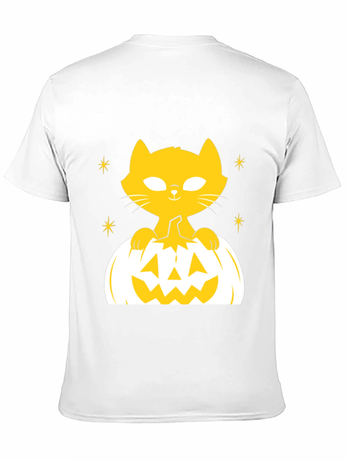 Halloween Cat Pumpkin T-Shirt - Spooky Season Tee