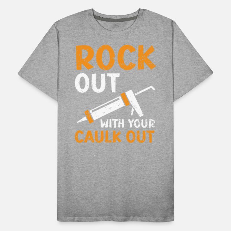 Rockout With Your Caulk Out Construction Worker
