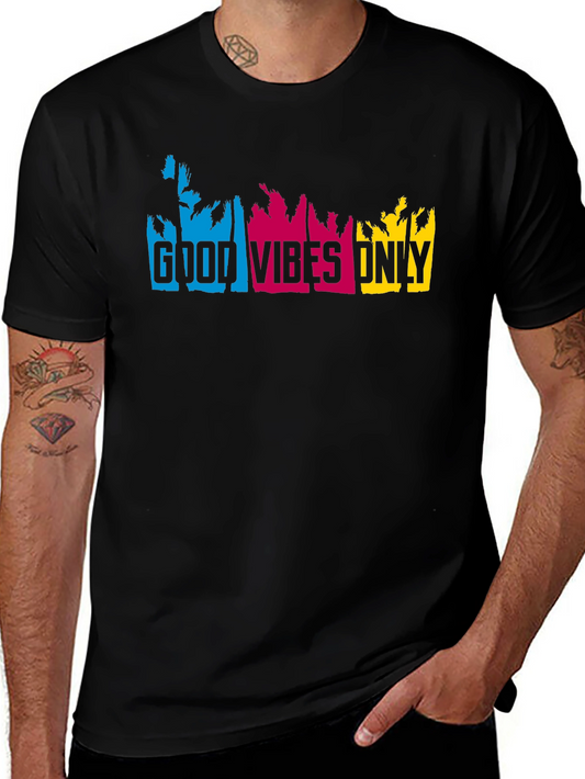 Good Vibes Only Graphic T-Shirt - Black