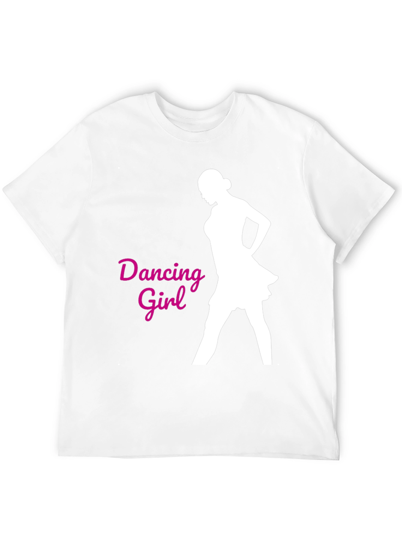 Dancing Girl Graphic Tee - Black