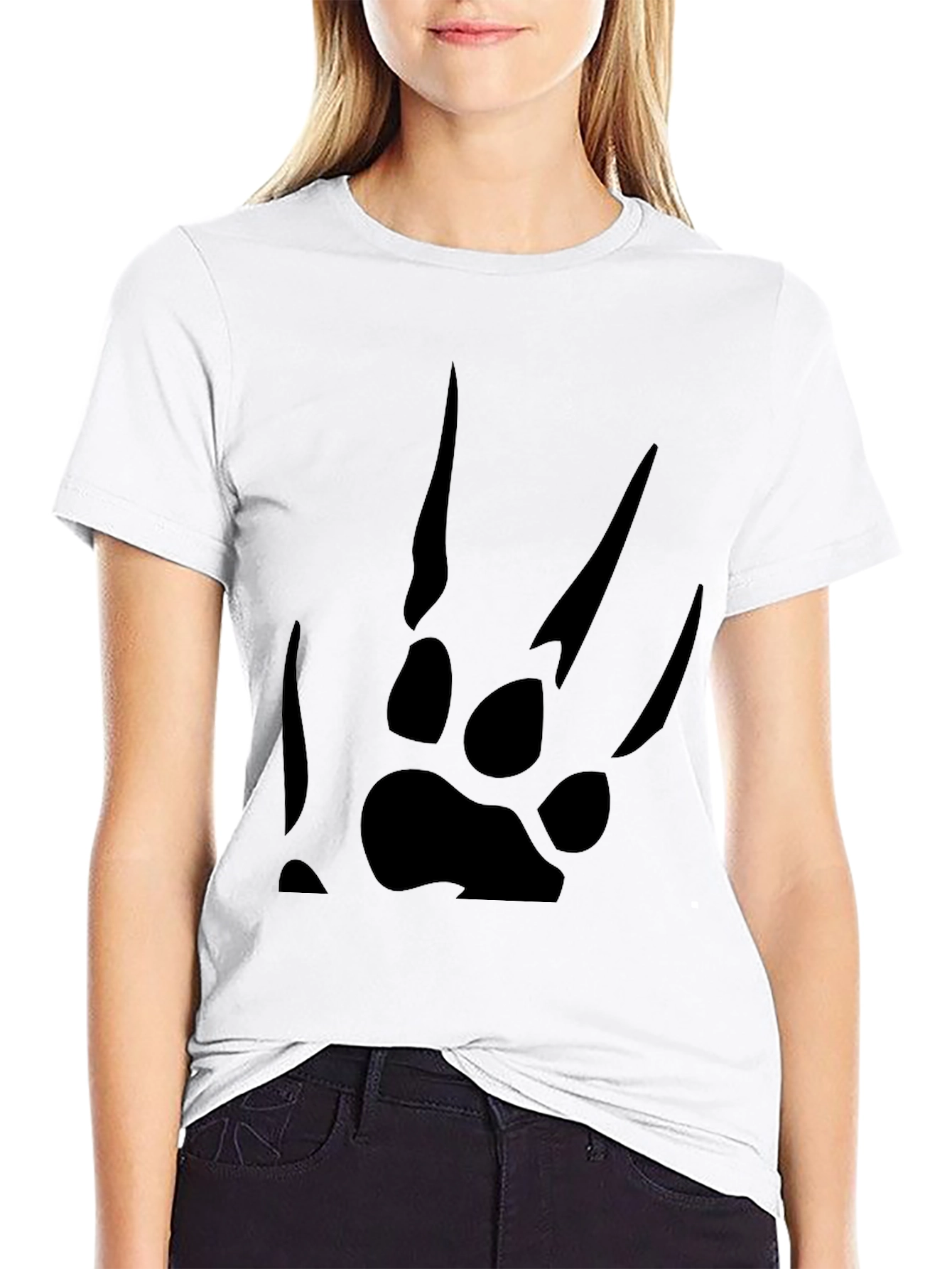 Black Claw Mark T-Shirt - Graphic Tee