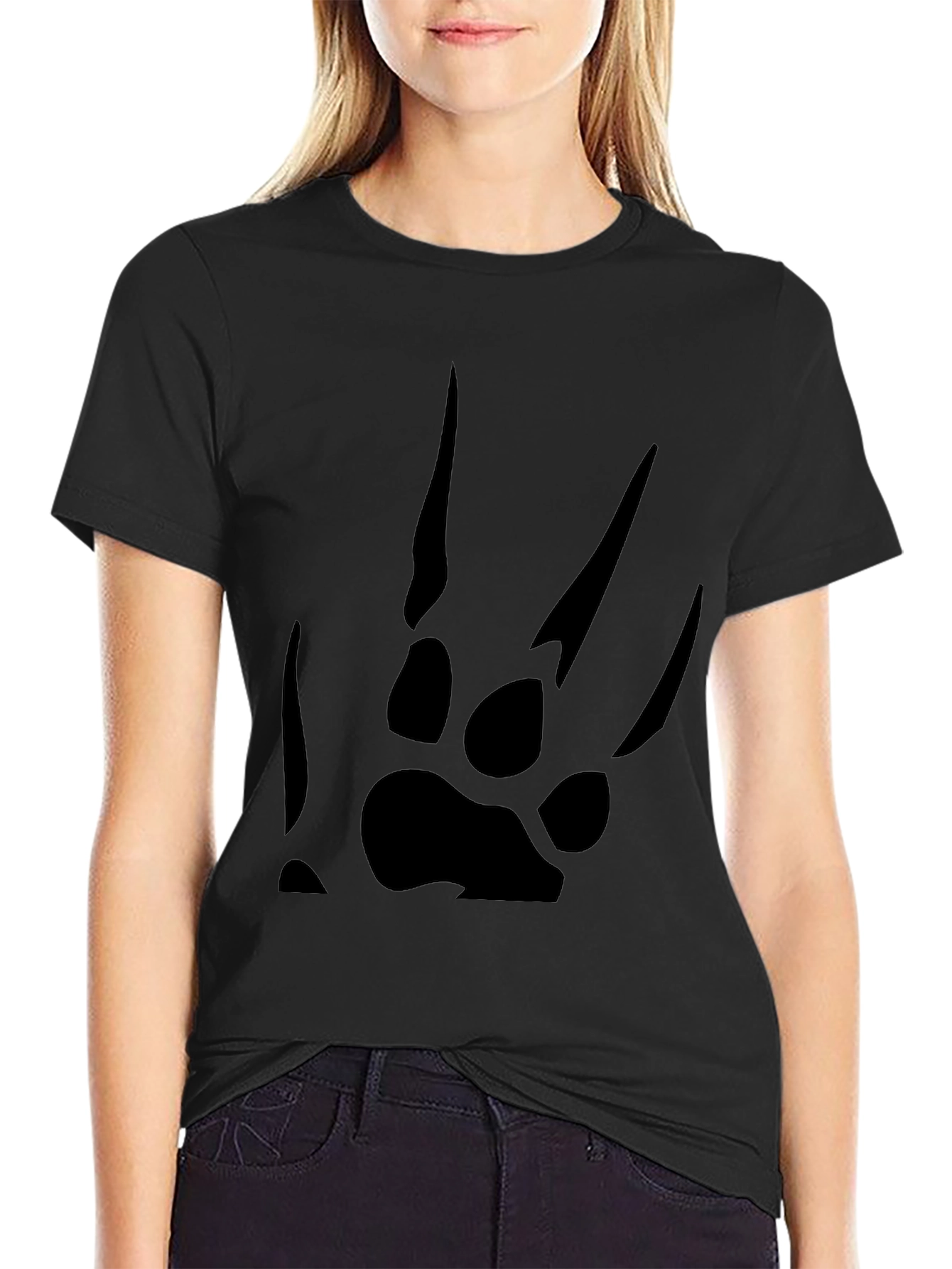 Black Claw Mark T-Shirt - Graphic Tee