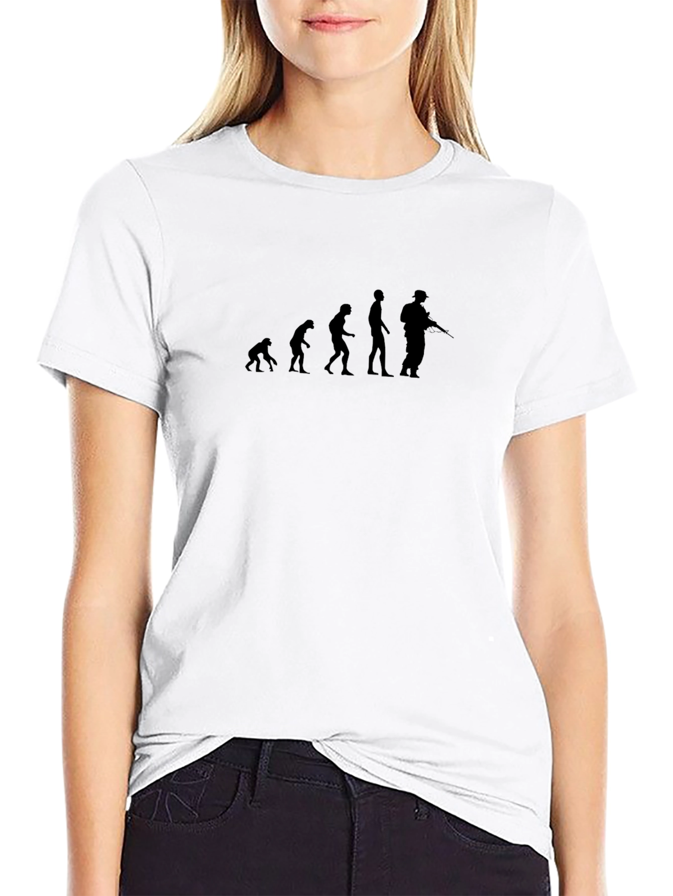 Evolution to Soldier Black T-Shirt