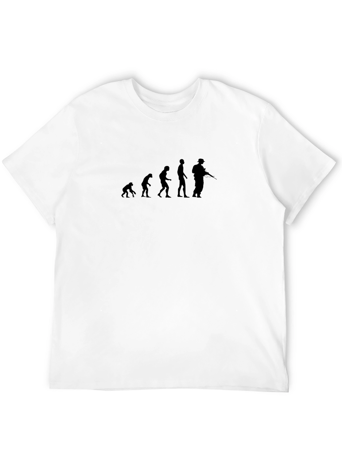 Evolution to Soldier Black T-Shirt