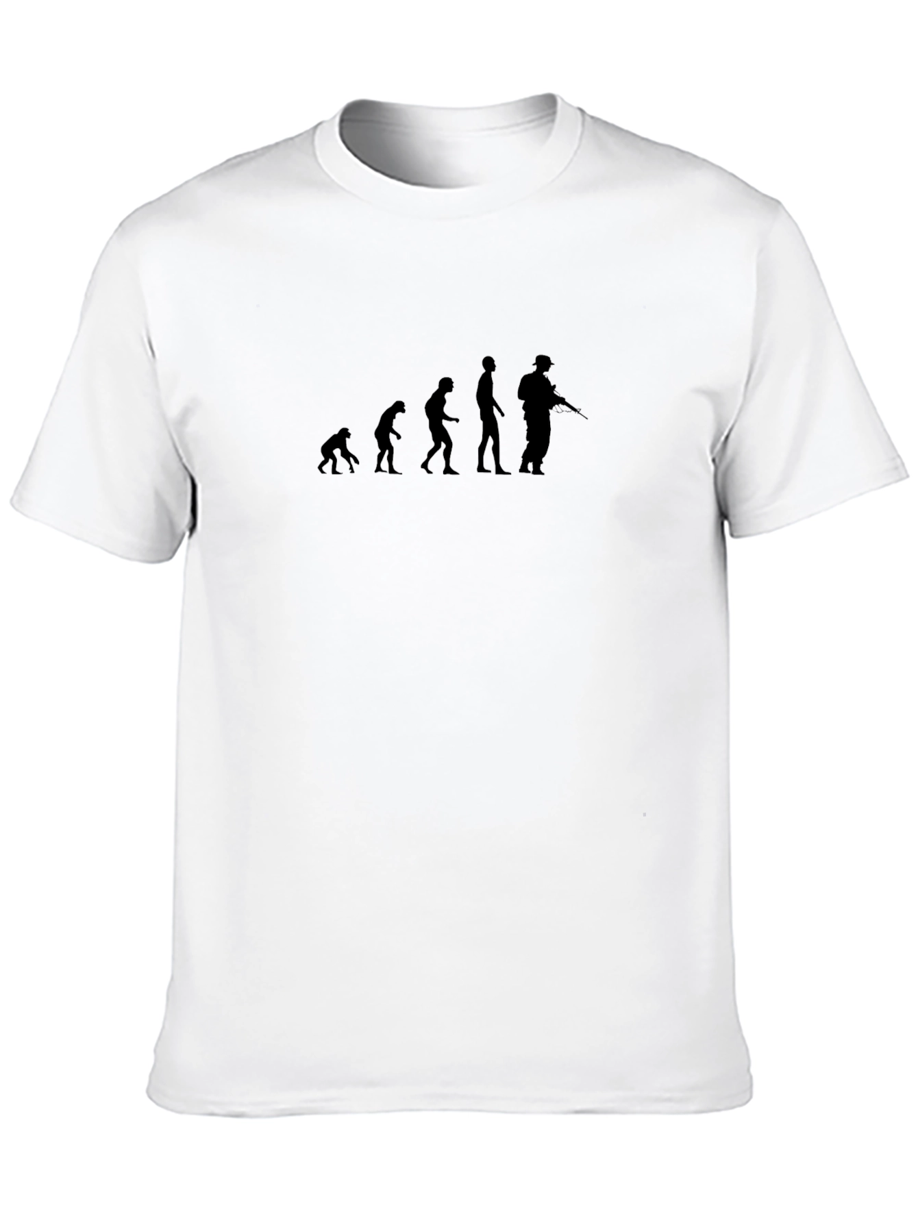 Evolution to Soldier Black T-Shirt
