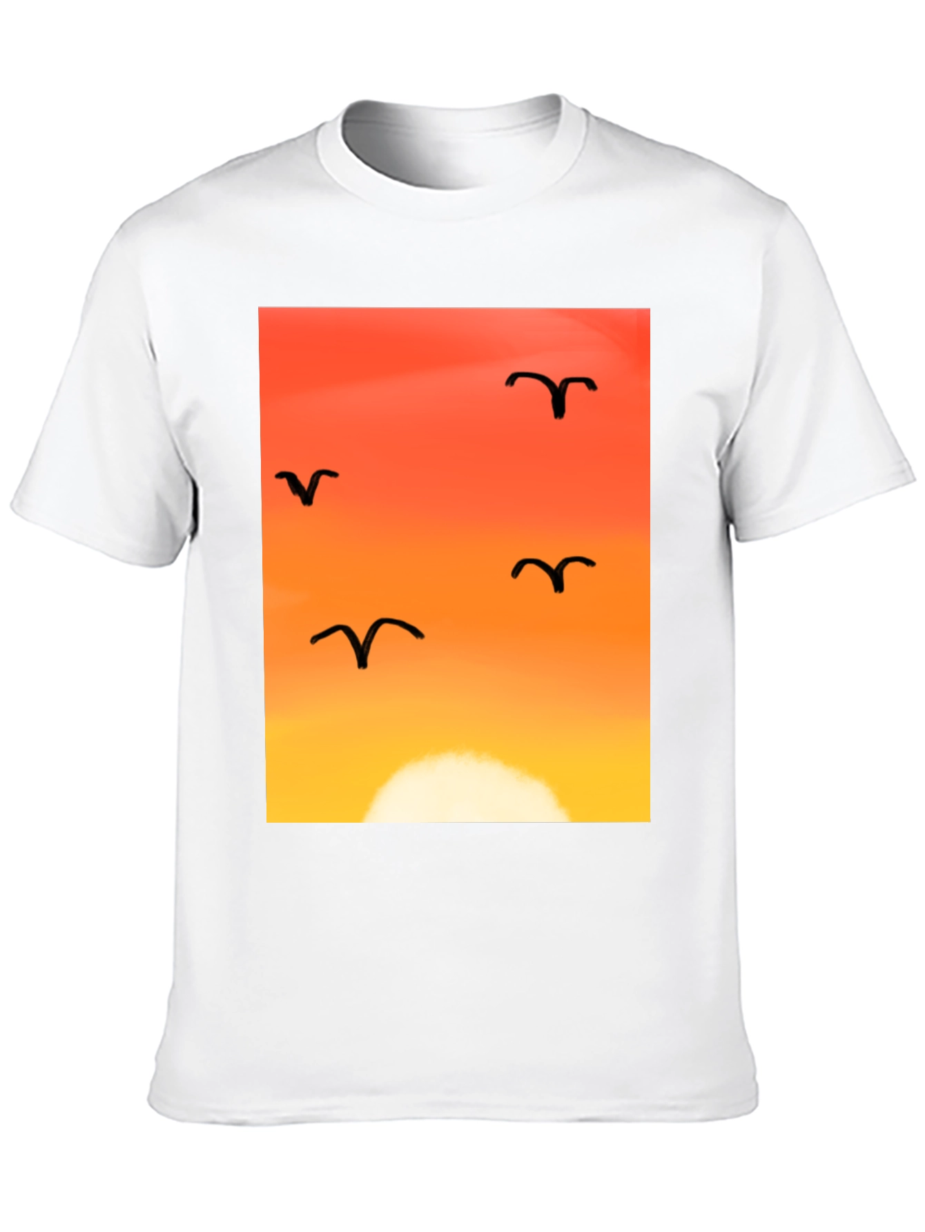 Sunset Birds Graphic Tee