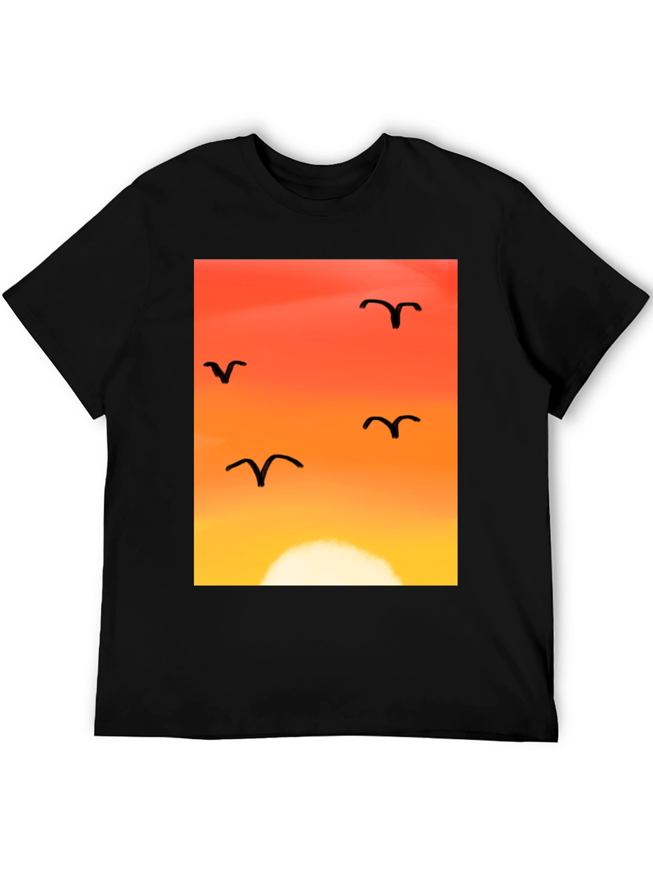Sunset Birds Graphic Tee