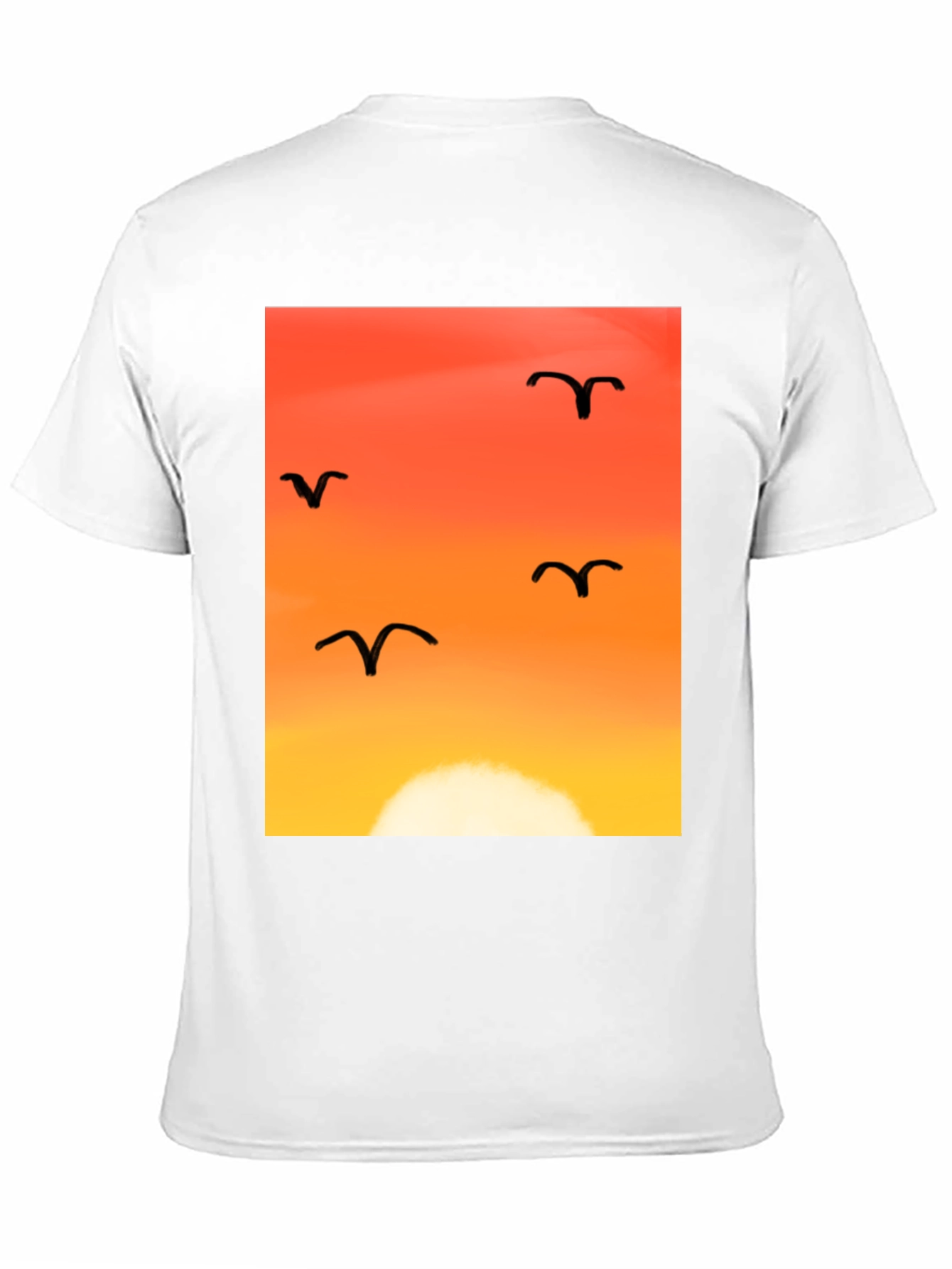 Sunset Birds Graphic Tee
