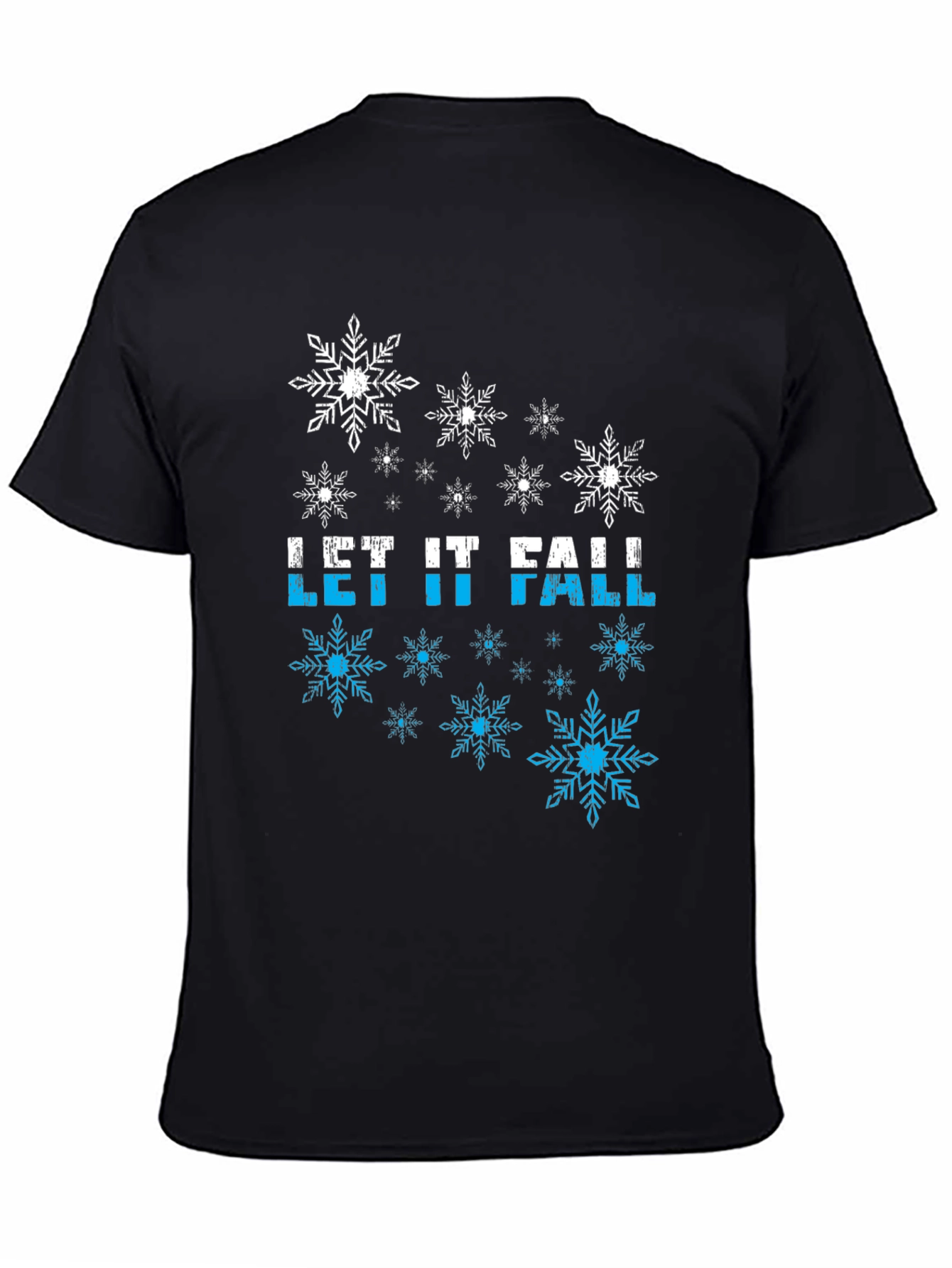 Let It Fall Snowflake Graphic Tee