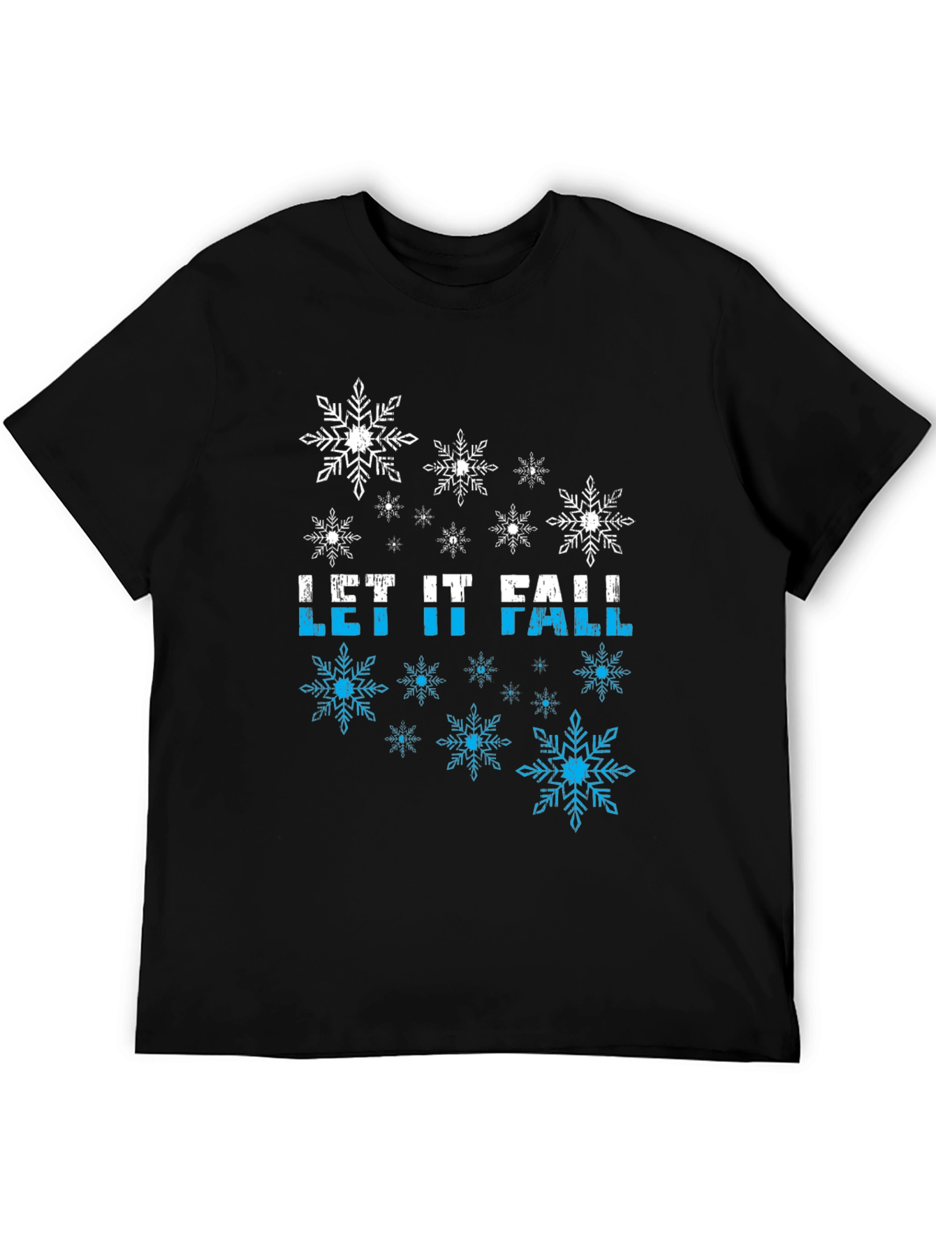 Let It Fall Snowflake Graphic Tee