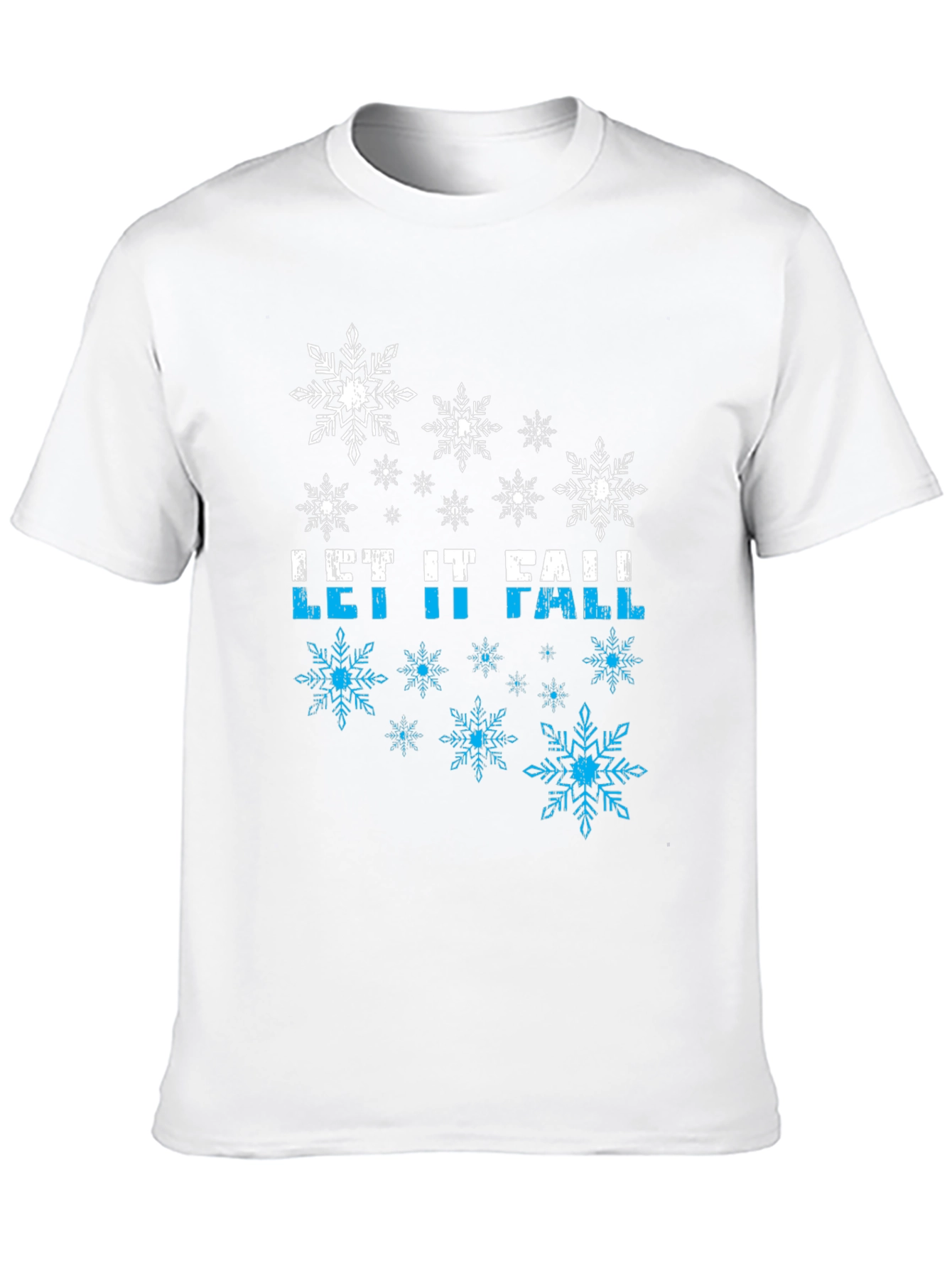 Let It Fall Snowflake Graphic Tee