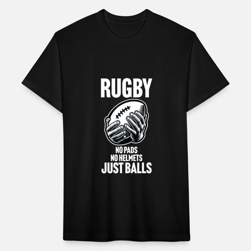 Rugby no pads no helmets just balls Funny Rugby