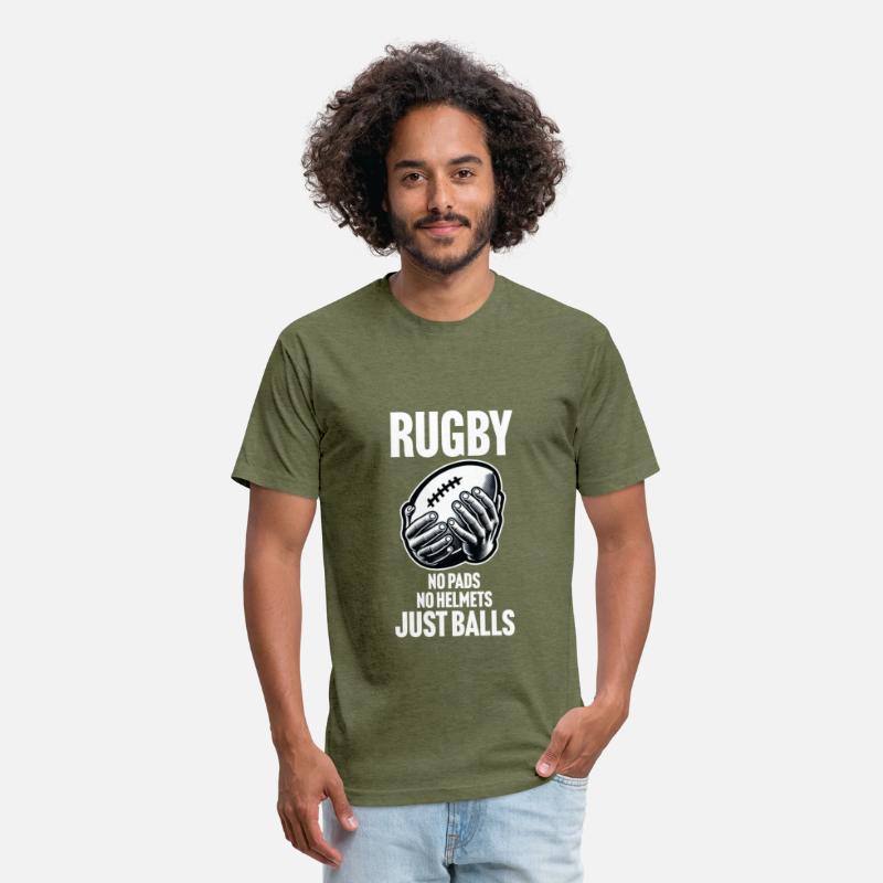 Rugby no pads no helmets just balls Funny Rugby