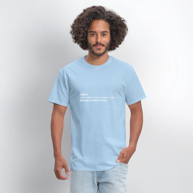 Running on coffee code T-shirt
