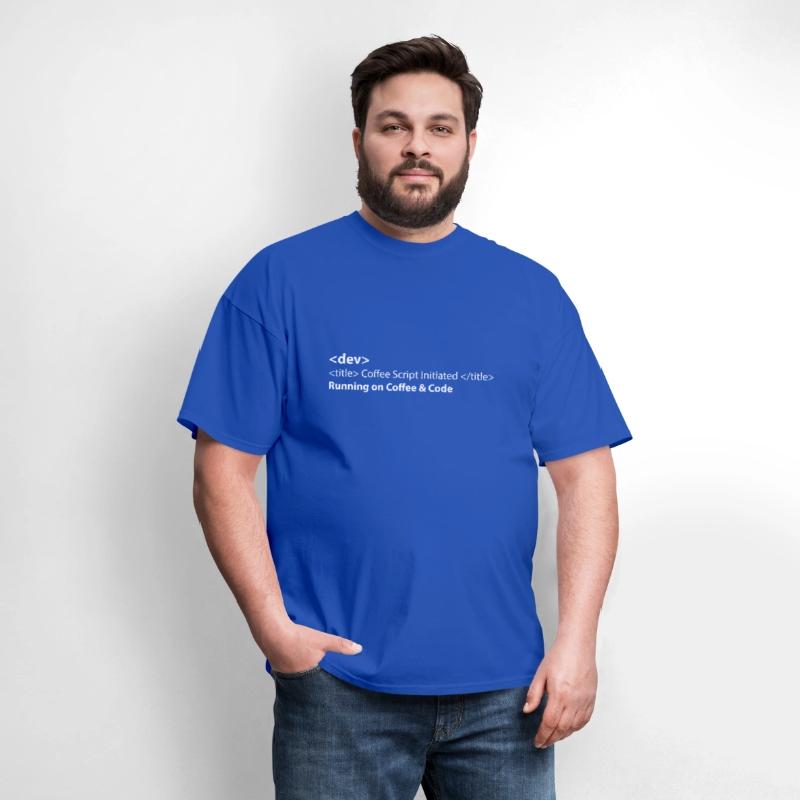Running on coffee code T-shirt