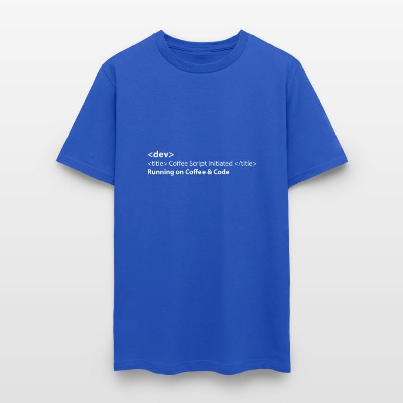 Running on coffee code T-shirt