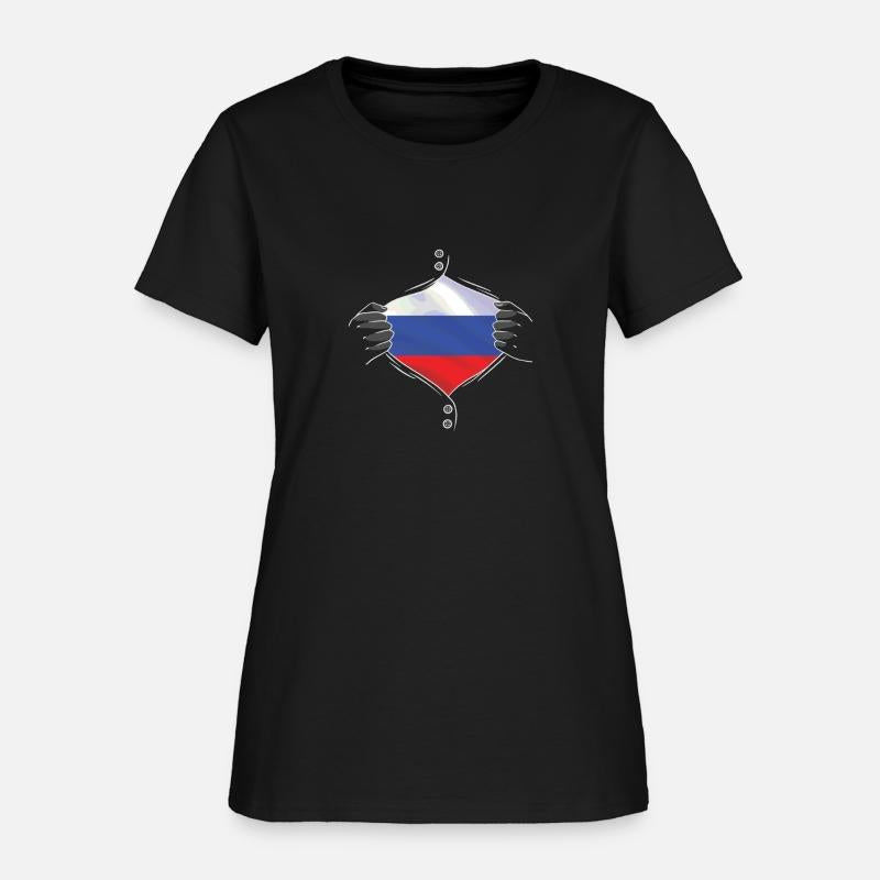 Russia flag proud