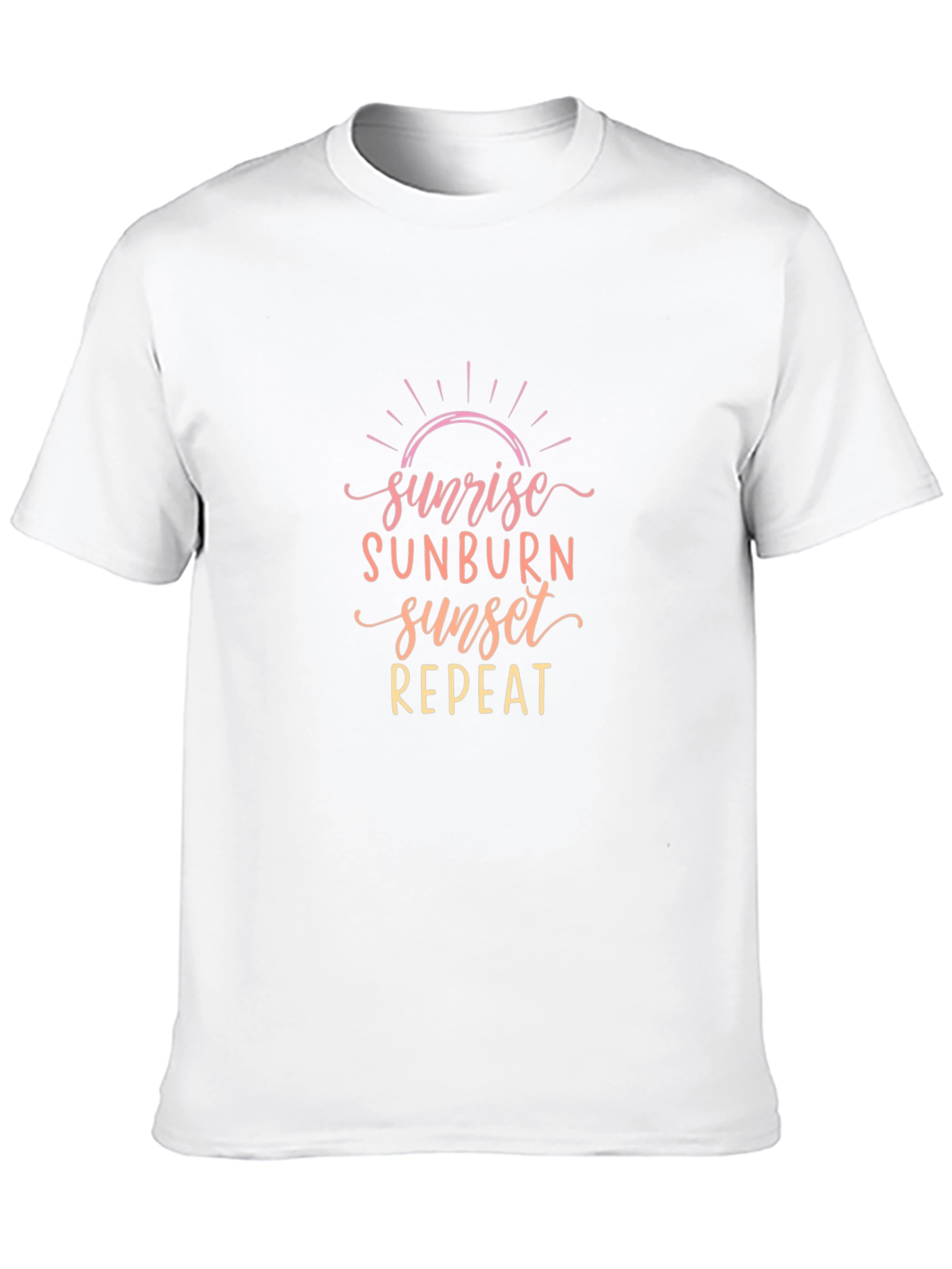 Sunrise Sunburn Sunset Repeat Graphic Tee