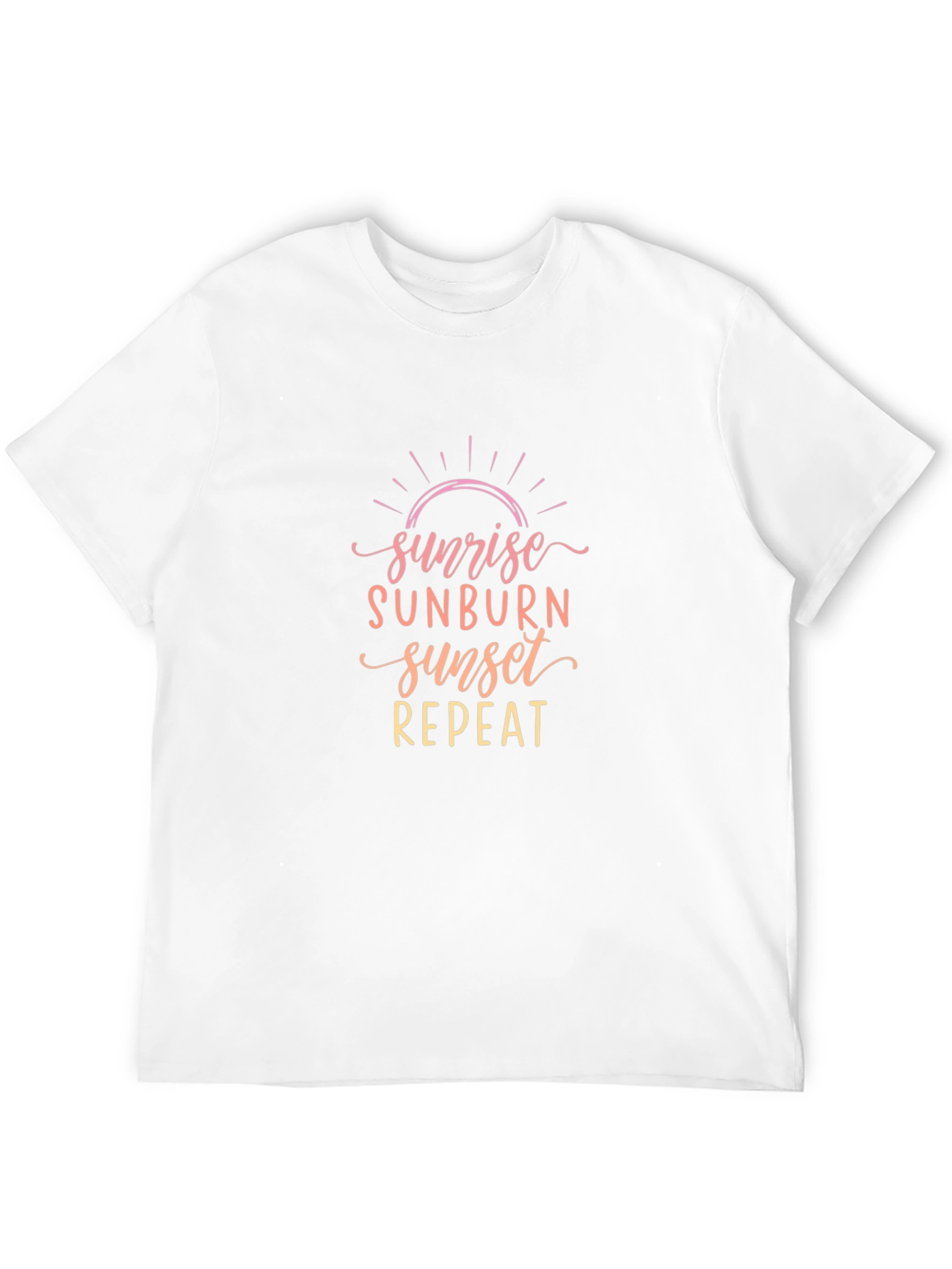 Sunrise Sunburn Sunset Repeat Graphic Tee