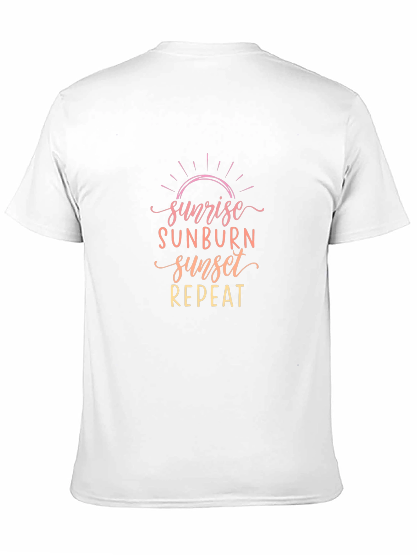 Sunrise Sunburn Sunset Repeat Graphic Tee
