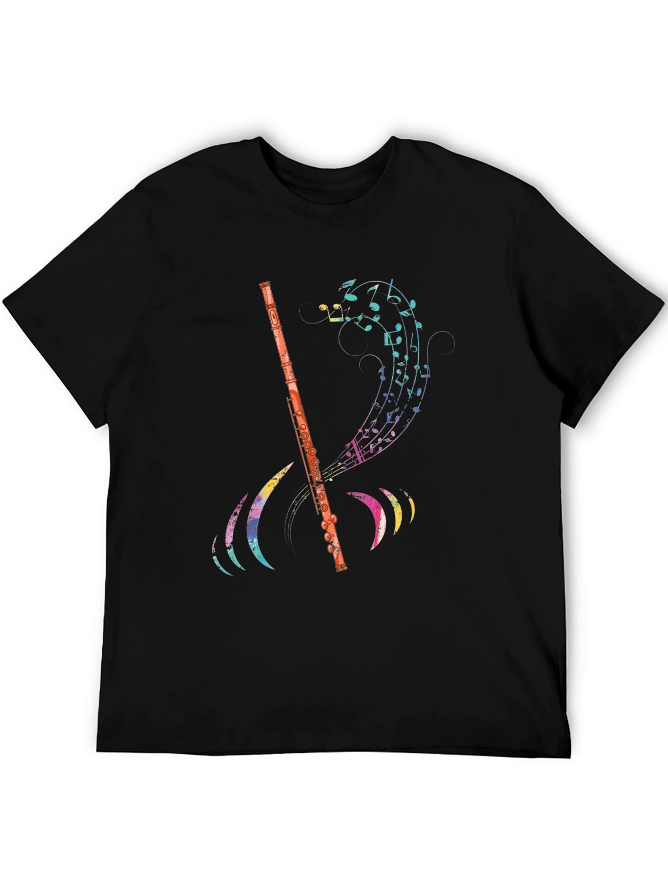 Musical Flute Graphic T-Shirt