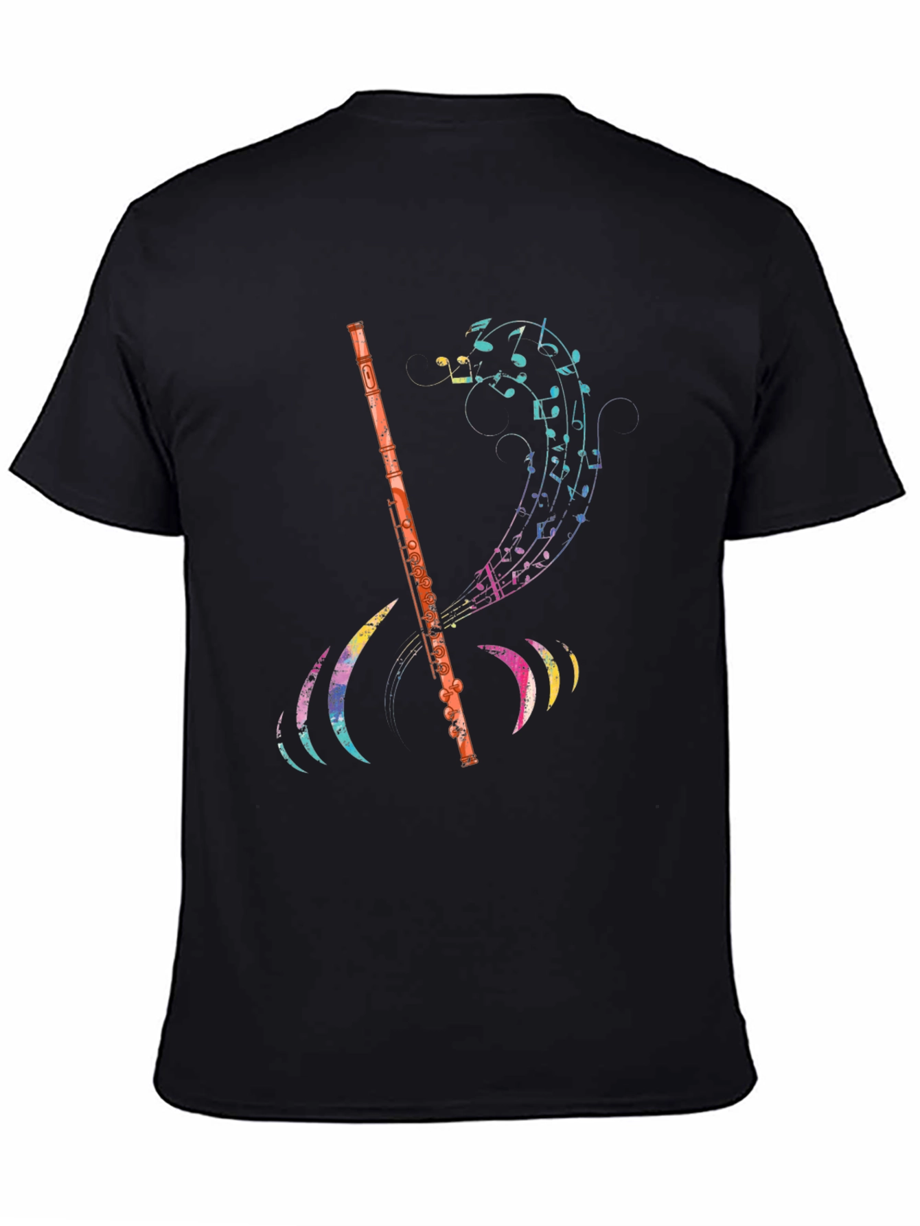 Musical Flute Graphic T-Shirt