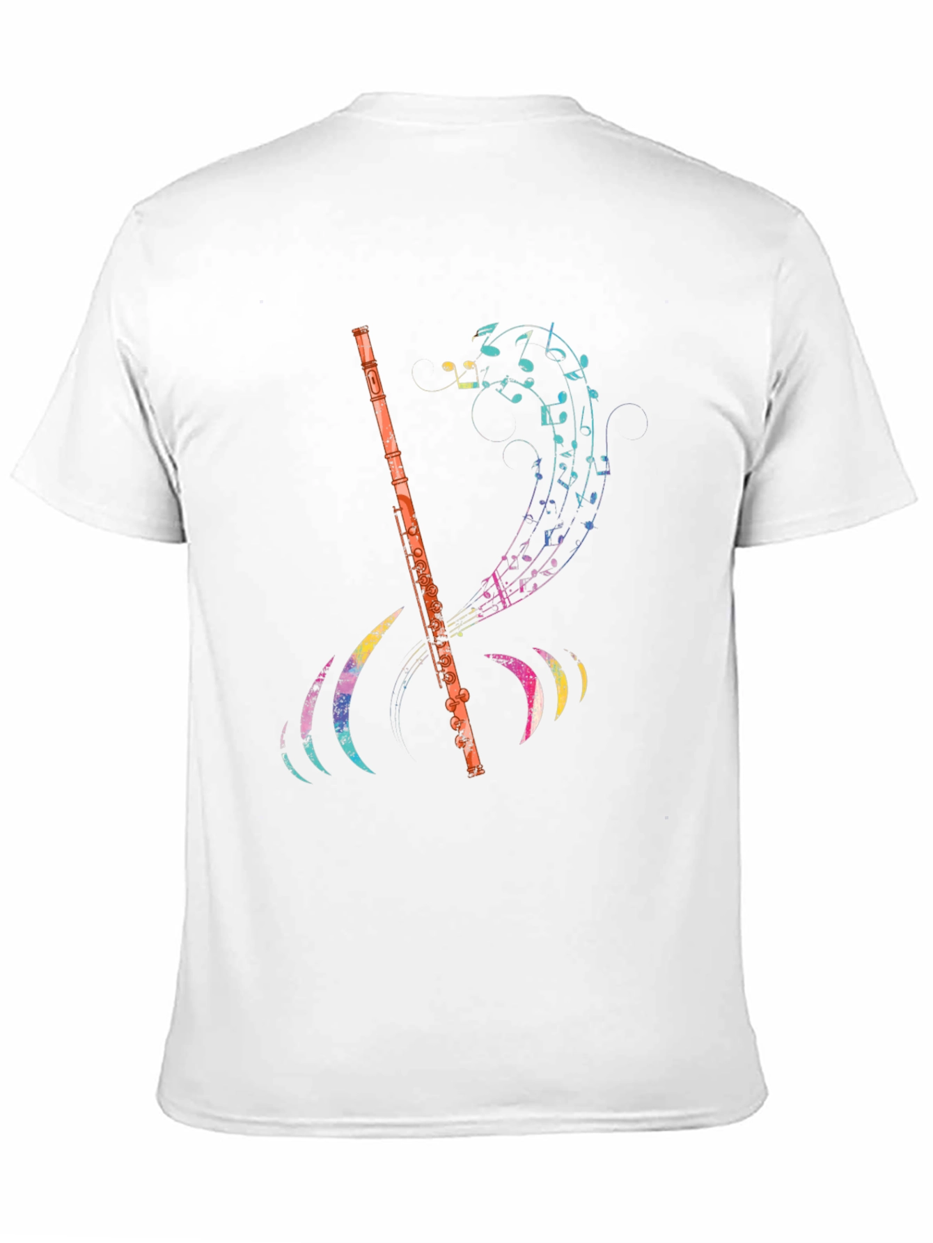 Musical Flute Graphic T-Shirt