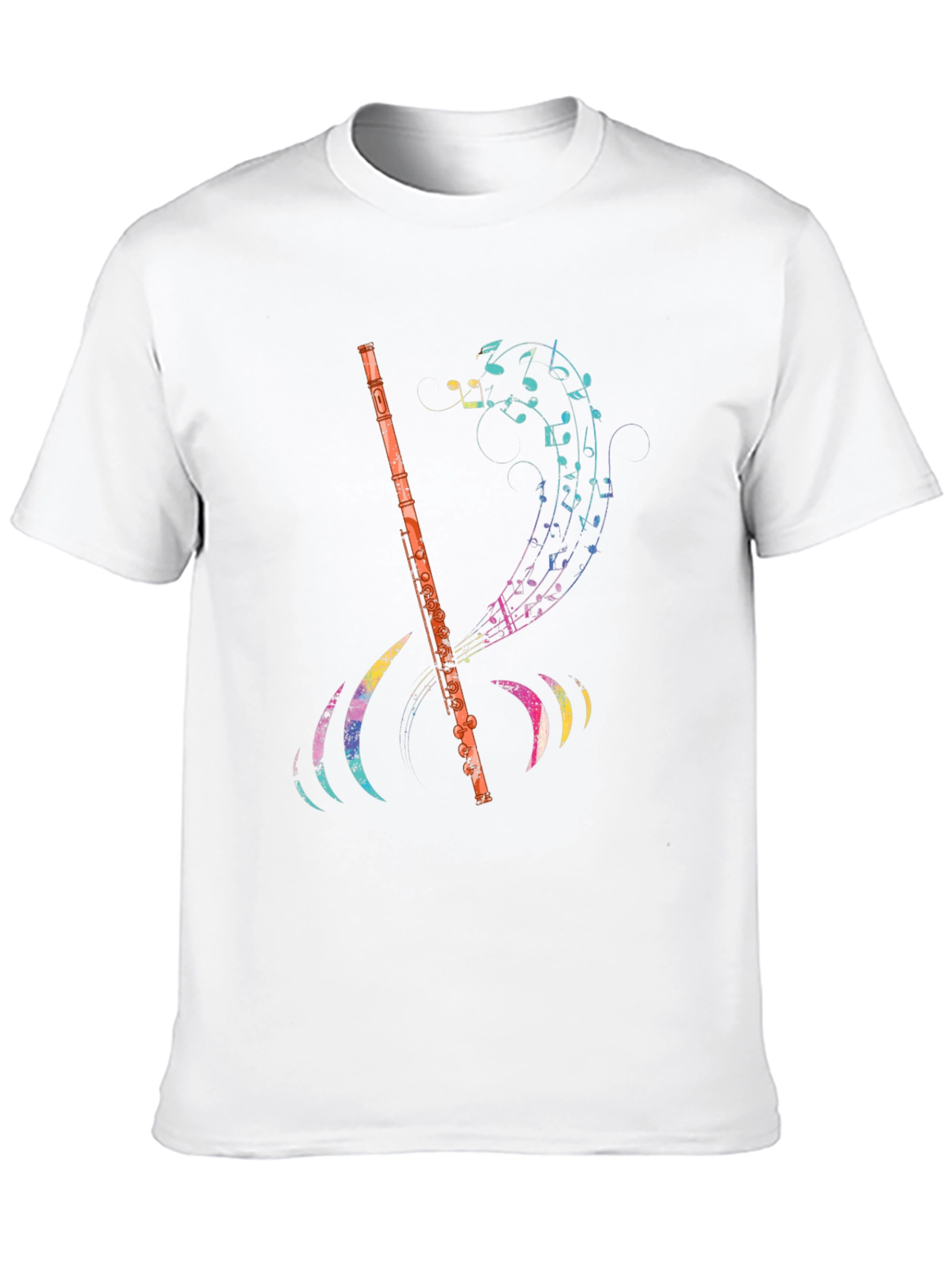 Musical Flute Graphic T-Shirt